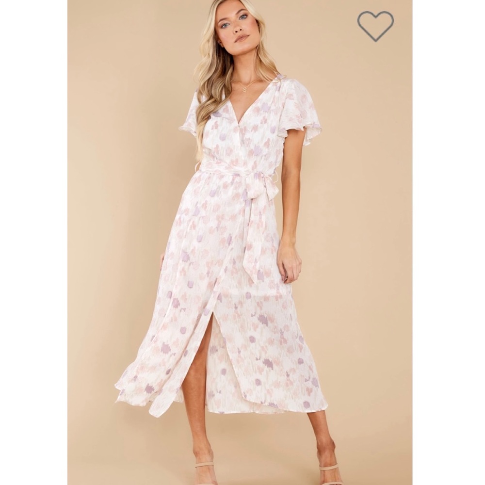 White Multi Print Dress